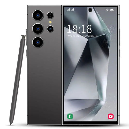 Smartphone 5G de sucesso de vendas de 7,3 polegadas, 16 GB + 1 TB, câmeras duplas de alta definição