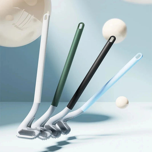 Escova de limpeza profunda para vaso sanitário em forma de golfe com múltiplas ângulos