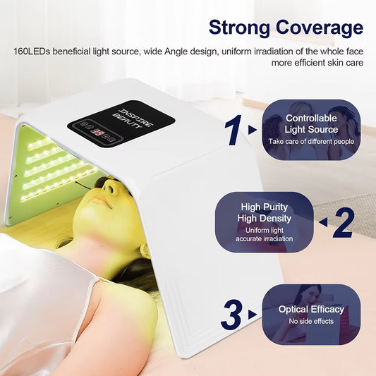 7 - color LED spa light for full - body beauty treatment