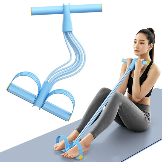 Abdominal curl com exercício de corda de pedal 6cano