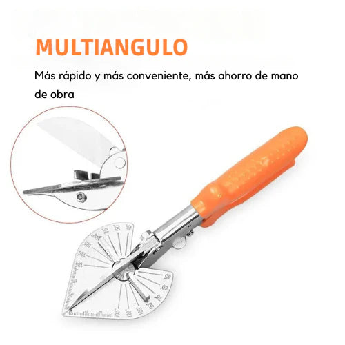 E3  Tesoura para canal de eletrodutos em múltiplas perspectivas dê duas lâminas