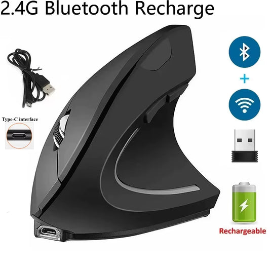 U5 Mouse de carregamento ergonômico com iluminação
