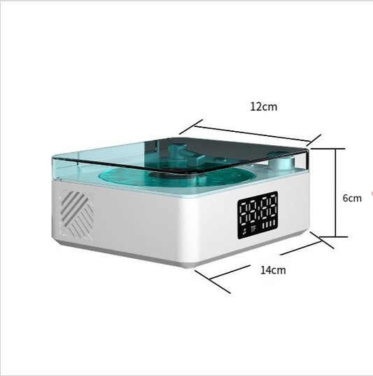 Altavoz antigo com iluminação