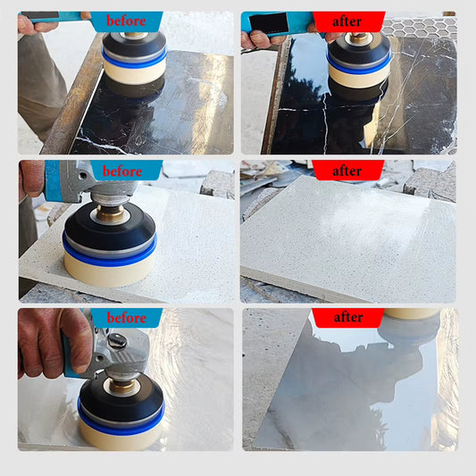 g2  Polimento de azulejos com disco de polimento de feltro de alta densidade