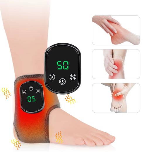 f1 Massagem e compressa quente do massagista de pés para recuperação da dor