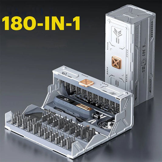 Kit de Chave de Fenda Profissional com 180 Peças